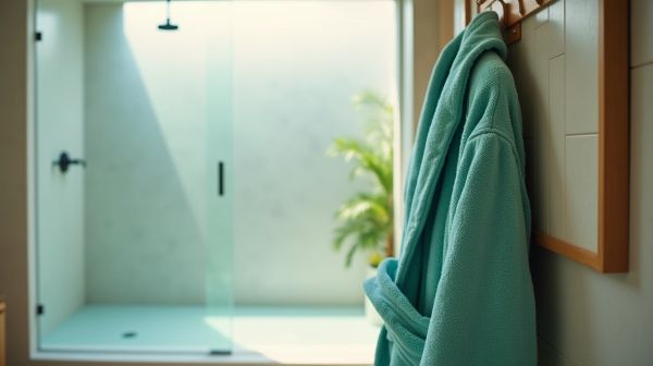 Ajoutez du confort à vos bains avec un peignoir éponge homme