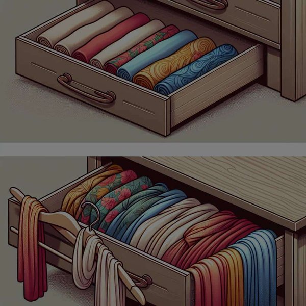 Quelles sont les meilleures techniques pour ranger des foulards en soie sans les abîmer ?